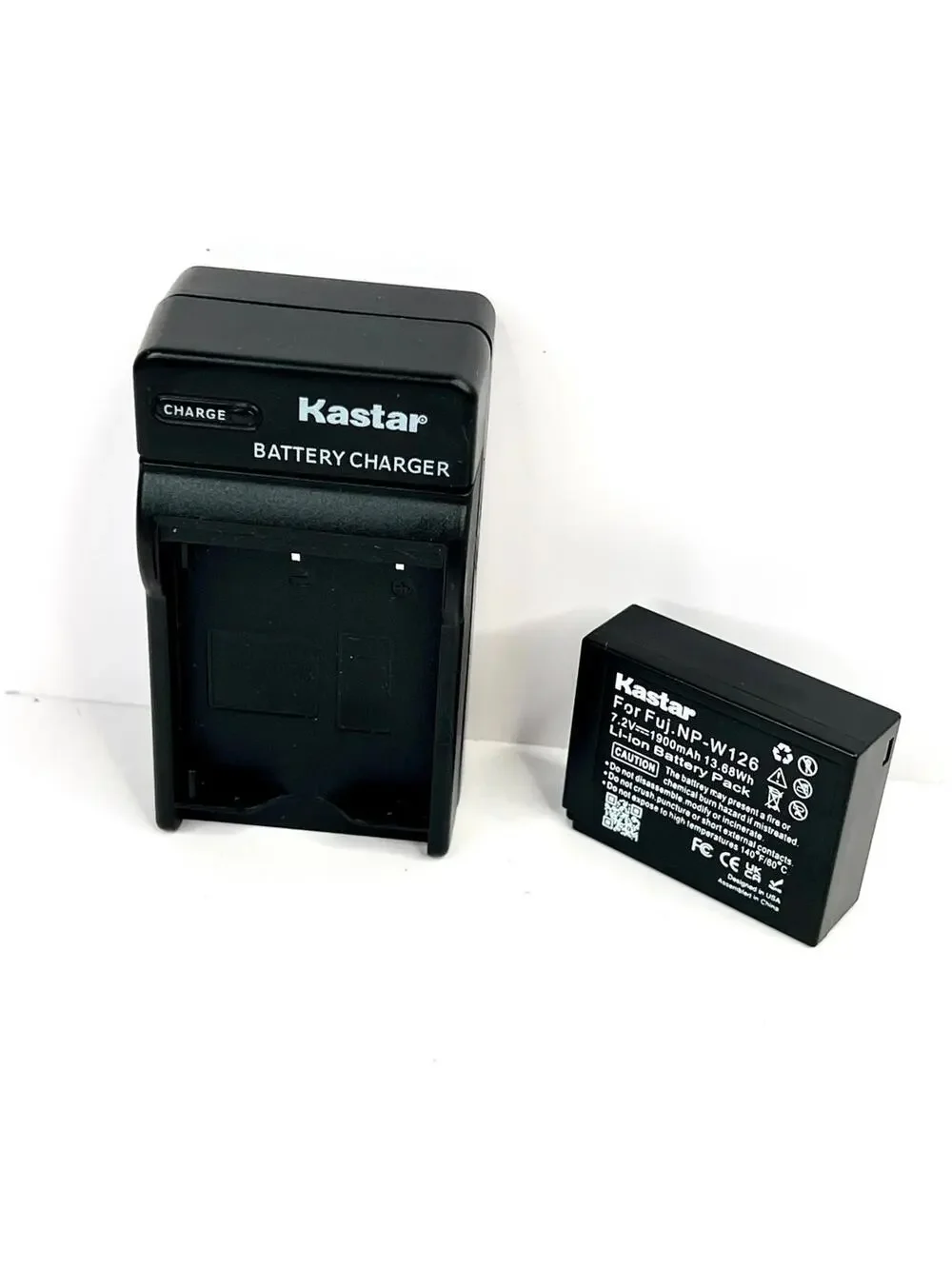Kastar Fujifilm NP-W126 Battery and Wall Charger for Fujifilm NP-W126